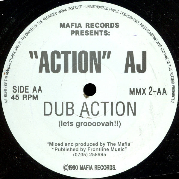 'Action' A.J. : The Action (12")