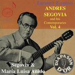 the album cover for Andrés Segovia - His Contemporaries 4