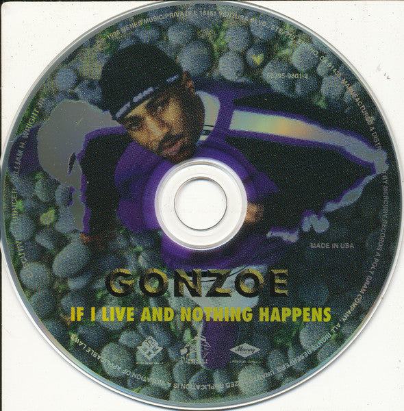 Gonzoe : If I Live And Nothing Happens (CD, Album, Promo)