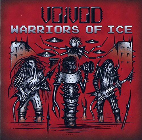 the album cover for Voivod - Warriors of Ice