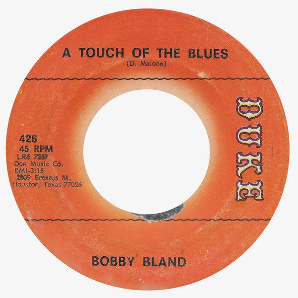 Bobby Bland : A Touch Of The Blues/Shoes (7", Single)