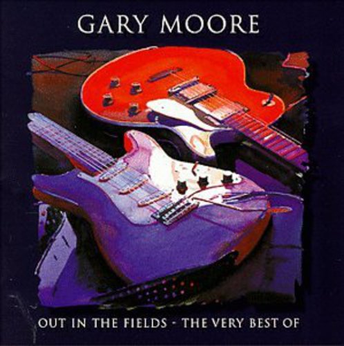 the album cover for Gary Moore - Out In The Fields: Very Best Of Gary Moore