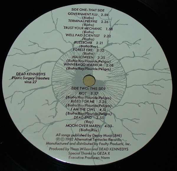 Dead Kennedys : Plastic Surgery Disasters (LP, Album)