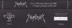 Emperor (2) : Live At Wacken Open Air 2006 - "A Night Of Emperial Wrath" (Cass, Album, Ltd, RE)