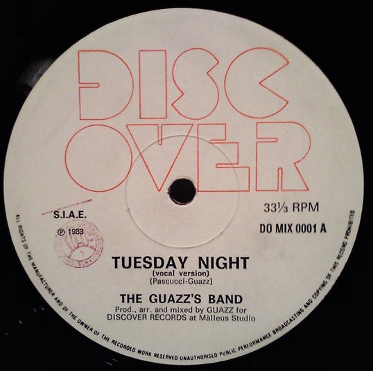 The Guazz's Band : Tuesday Night (12")