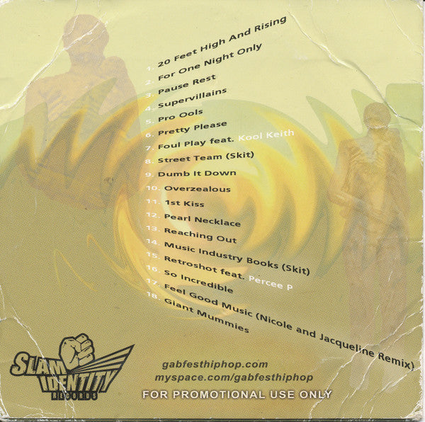 Gabfest : Giant Mummies (CD, Mixtape, Promo)