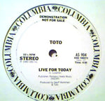 Toto : Goodbye Elenore / Live For Today (12", Promo)