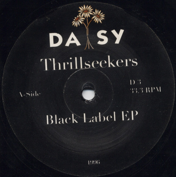 Thrillseekers : Black Label EP (12", EP)