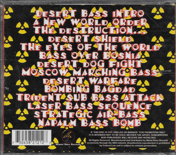 Bass Militia : Kombat Bass (CD, Promo)