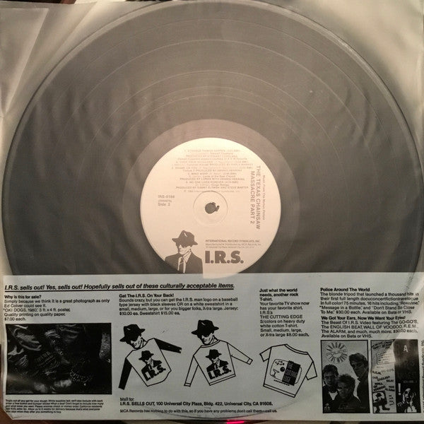 Various : The Texas Chainsaw Massacre Part 2 (Music From The Motion Picture) (LP, Album)