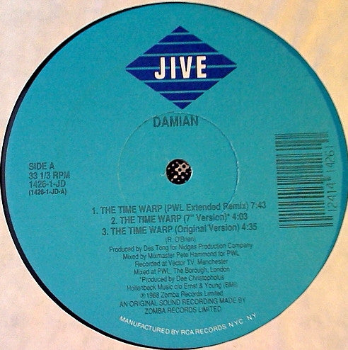 Damian : The Time Warp (12")
