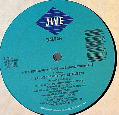 Damian : The Time Warp (12")
