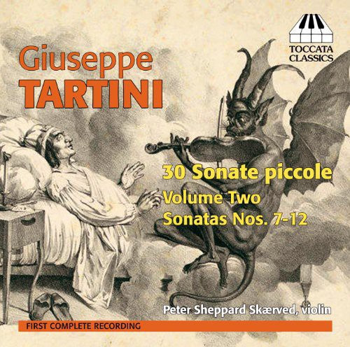 the album cover for Peter Sheppard Skaerved - 30 Sonate Piccole 2