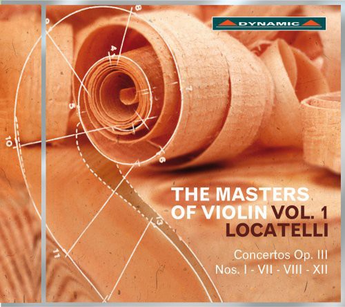 the album cover for Locatelli / Luca Fanfoni - Masters of Violin 1