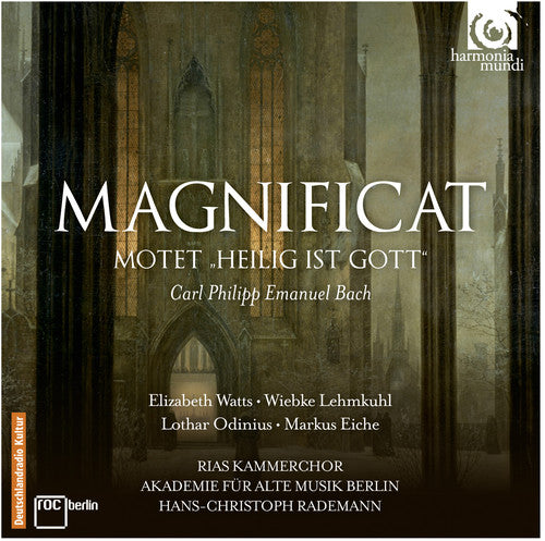 the album cover for Bach / Watts / Lehmkuhl / Eiche / Rademann - Magnificat Motet Heilig Ist Gott