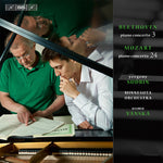 the album cover for Yevgeny Sudbin - Yevgeny Sudbin Plays Beethoven & Mozart Ctos