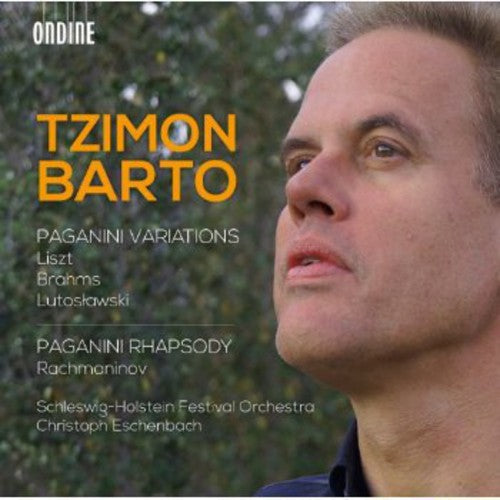 the album cover for Tzimon Barto - Tzimon Barto - Paganini Variations & Paganini