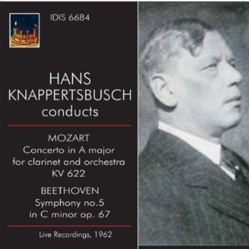 the album cover for Hans Knappertsbusch - Hans Knappertbusch Conducts Mozart & Beethoven