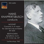 the album cover for Hans Knappertsbusch - Hans Knappertbusch Conducts Mozart & Beethoven