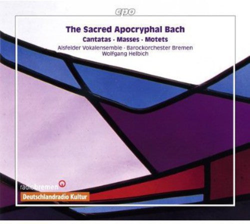 the album cover for Bach / Barockorchester Bremen / Helbich - Sacred Apocryphal Bach