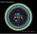the album cover for Pray For Brain - None of the Above