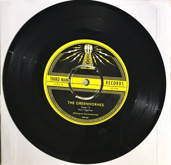 The Greenhornes : Saying Goodbye (7", Single, Pun)