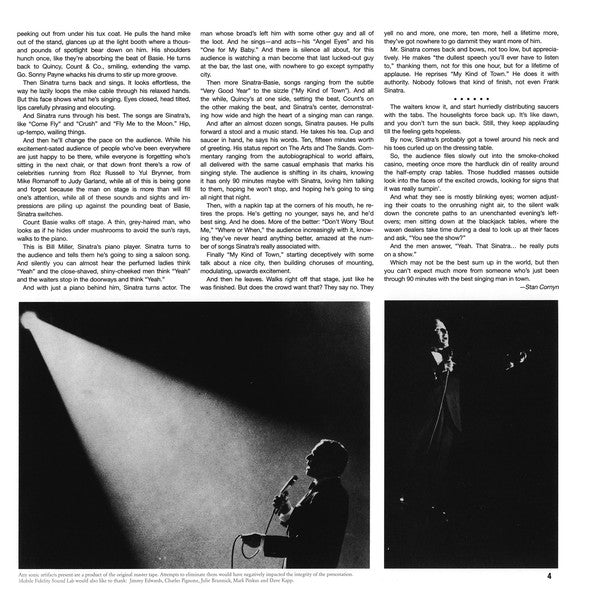 Frank Sinatra : Sinatra At The Sands (2xLP, Album, Ltd, Num, RE, RM, 180)