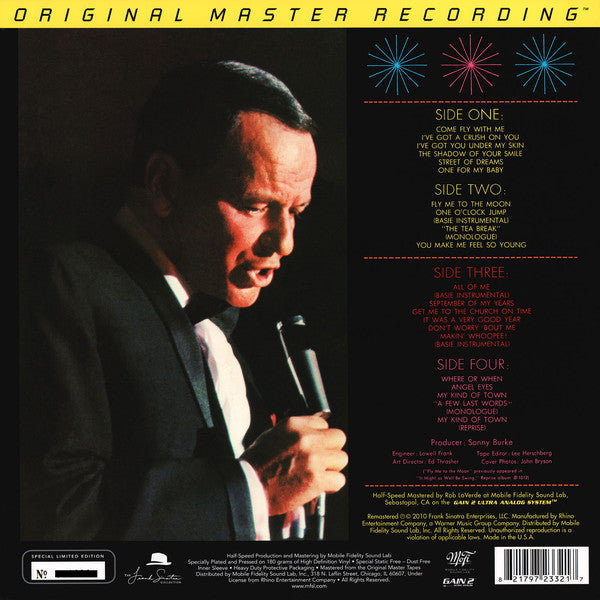 Frank Sinatra : Sinatra At The Sands (2xLP, Album, Ltd, Num, RE, RM, 180)