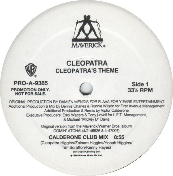 Cleopatra : Cleopatra's Theme (12", Promo)