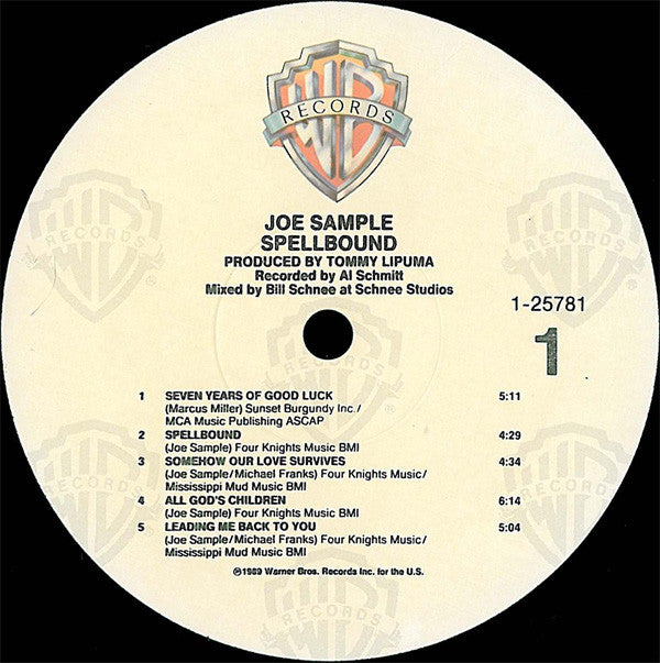 Joe Sample : Spellbound (LP, Album)