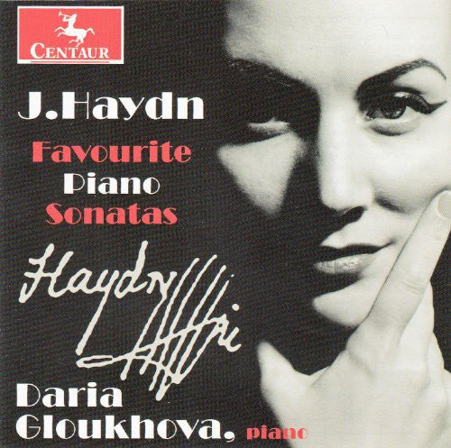 the album cover for Daria Gloukhova - Favorite Piano Sonatas