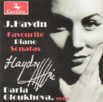 the album cover for Daria Gloukhova - Favorite Piano Sonatas