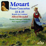 the album cover for Alfred Brendel - Piano Concertos 22 & 25 / Rondo No. 3