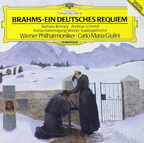 the album cover for Carlo Maria Giulini - Brahms: Ein Deutsches Requiem (Jpn) (Shm)