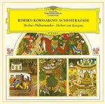 the album cover for Von Herbert Karajan - R.Korsakov: Scheherazade