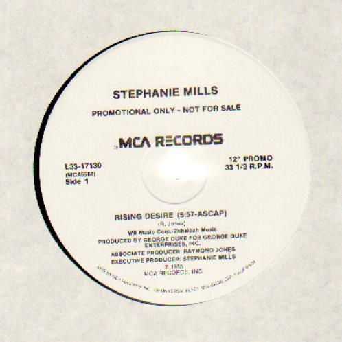 Stephanie Mills : Rising Desire (12", Single, Promo)