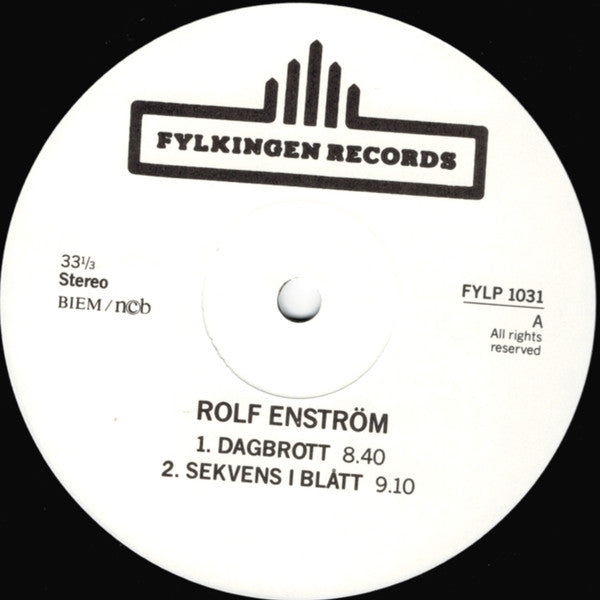 Rolf Enström : TNT (LP)