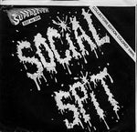 Social Spit : Live Spit (7", EP, Ltd, Blu)