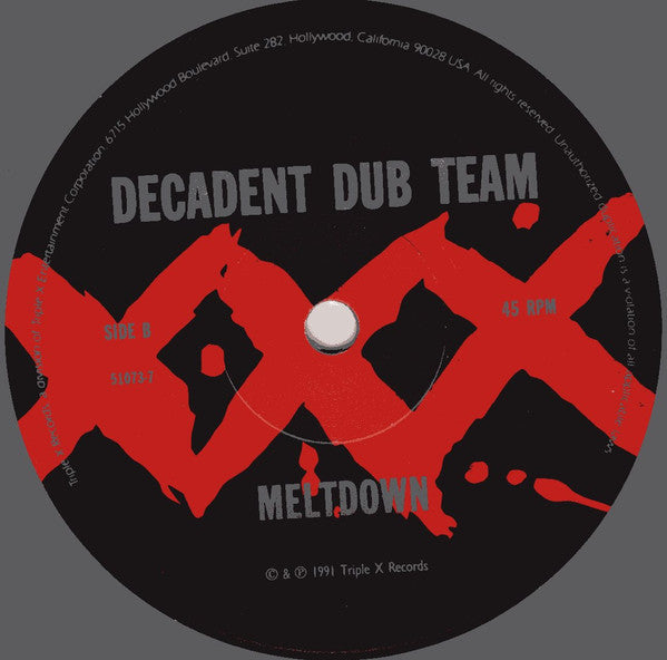 Decadent Dub Team : Meltdown (7", Gre)