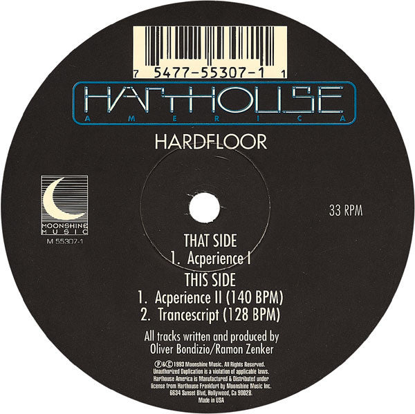 Hardfloor : Acperience (12")