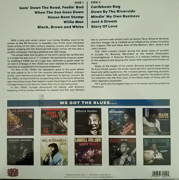 Big Bill Broonzy : Live In Amsterdam 1953 (LP, Mono, Ltd)