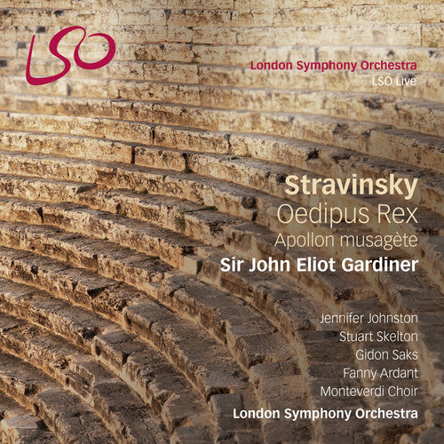 the album cover for John Eliot Gardiner - Oedipus Rex Apollon Musagete