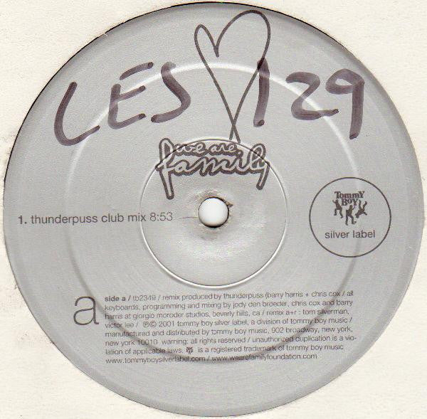 We Are Family Collective : We Are Family (Thunderpuss Remix) (12")