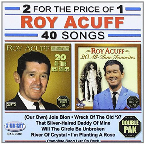 the album cover for Roy Acuff - 40 Songs