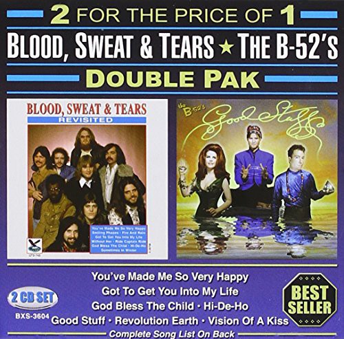 the album cover for Blood Sweat & Tears / B-52s - Double Pak