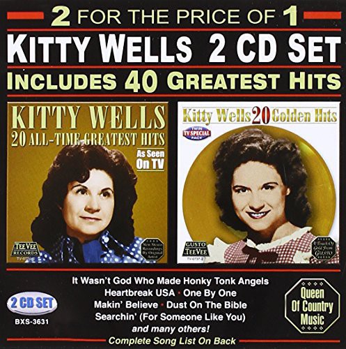 Kitty Wells - 40 Greatest Hits (CD)