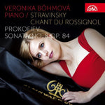the album cover for Stravinsky / Prokofiev - Piano Works