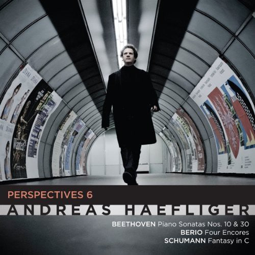 the album cover for Andreas Haefliger - Perspectives 6: Beethoven Berio Schumann