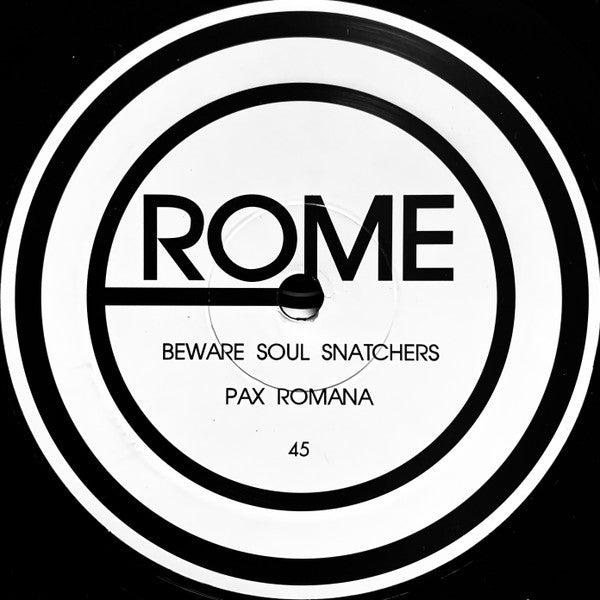 Rome (2) : Beware Soul Snatchers (12")