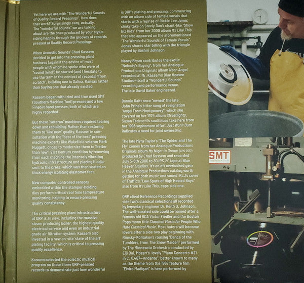 Various : The Wonderful Sounds Of Quality Record Pressings (3xLP, Comp, RE, 180)
